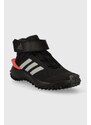 Dětské boty adidas FORTATRAIL EL K černá barva