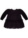 Dívčí šaty Pinko Up černá barva, midi