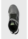 Dětské kožené zimní boty New Balance PT800TG3 šedá barva