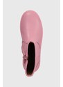 Dětské kožené boty Camper K900304 Norte Kids růžová barva