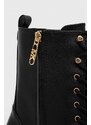 MICHAEL Michael Kors Kožené kotníkové boty MICHAEL Kors Natasha dámské, černá barva, na podpatku, 40F3NAME6L