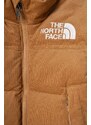 Dětská péřová bunda The North Face 1996 RETRO NUPTSE JACKET hnědá barva