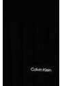 Vlněná šála Calvin Klein černá barva
