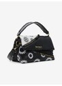 Černá dámská vzorovaná crossbody kabelka Desigual Altura Venecia 2.0 - Dámské