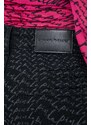 Džínové šortky Pinko dámské, černá barva, vzorované, high waist