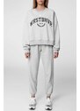 Madmext Mad Girls Gray Women's Tracksuit Suit Mg835
