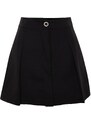 Trendyol Black Premium Quality Pleated Mini Woven Skirt