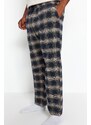 Trendyol Black Woven Plus Size Pajama Bottom