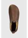 Dětské kožené kotníkové boty Camper K900326 Peu Cami Kids hnědá barva