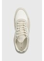 Kožené sneakers boty Filling Pieces Low Top Panelled šedá barva, 10120631855