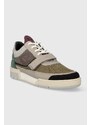 Kožené sneakers boty Filling Pieces Low Top Blaze šedá barva, 10125691002