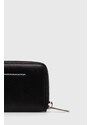 Kožená peněženka MM6 Maison Margiela Wallets černá barva, SA6UI0016