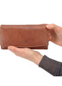 Dámská kožená peněženka Poyem koňaková 5215 Poyem KO
