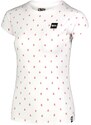 Nordblanc Bílé dámské bavlněné tričko PRINT