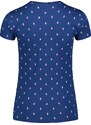 Nordblanc Modré dámské bavlněné tričko PRINT
