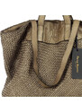 Marco Mazzini handmade Dámská kožená shopper bag kabelka Mazzini M1M86 béžová
