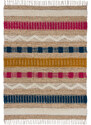 Flair Rugs koberce Kusový koberec Jubilant Medina Jute Natural/Multi - 120x170 cm