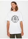 Quiksilver Circled Script Front (white)bílá