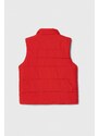 Dětská vesta adidas červená barva