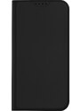 Knížkové pouzdro na iPhone 15 PLUS - DuxDucis, SkinPro Black