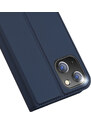Knížkové pouzdro na iPhone 15 PLUS - DuxDucis, SkinPro Blue
