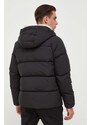 Péřová bunda Tommy Hilfiger pánská, černá barva, zimní