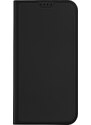 Knížkové pouzdro na iPhone 15 Pro - DuxDucis, SkinPro Black
