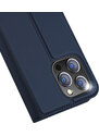 Knížkové pouzdro na iPhone 15 Pro MAX - DuxDucis, SkinPro Blue
