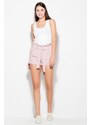 Shorts with elastic waist Katrus pink