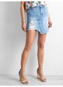 M.Sara Vintage blue denim skirt