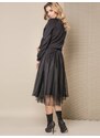 premium SKIRT MI... MI WITH TULLE BLACK