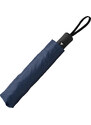 Semiline Unisex's Short Semi-automatic Umbrella L2050-1 Navy Blue