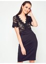 Esther.M Dress with lace black