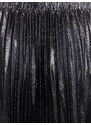Černá midisukně se stříbrnou povrchovou úpravou ONLY CARMAKOMA Haile - Dámské