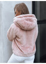 Oversize dámská bunda FRESCO růžová Dstreet z