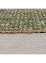 Flair Rugs koberce Kusový koberec Mottle Jute Ombre Green - 60x110 cm