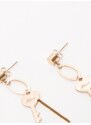 Yups Earrings hanging gold key