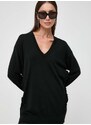 Vlněný svetr Pinko dámský, černá barva, lehký, 101993.A189