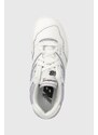 Kožené sneakers boty New Balance BBW550BV bílá barva