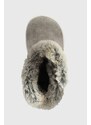 Dětské semišové zimní boty Primigi šedá barva