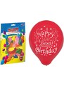 MFP Paper s.r.o. balónek nafukovací standard 23cm Happy Birthday mix 8000131