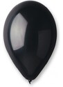 GODAN Balónky metalické 100 ks černé - průměr 26 cm