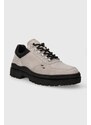 Kožené sneakers boty Filling Pieces Mountain Trail šedá barva, 64328991108