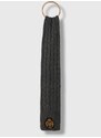 Šátek z vlněné směsi Lauren Ralph Lauren šedá barva, s aplikací