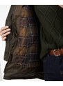 Barbour Kelsall Waxed Cotton Parka Jacket — Olive