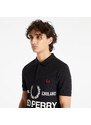 Pánské tričko FRED PERRY x PLEASURES Logo Shirt Black