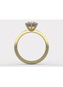 Linger Zlatý zásnubní prsten 383