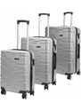 Sada cestovních kufrů Gravitt #1 x3 Z stříbrná