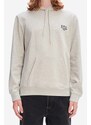 Bavlněná mikina A.P.C. Hoodie Marvin COEZD-H27733 BLACK pánská, černá barva, s kapucí, aplikací