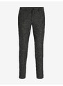 Tmavě šedé pánské kalhoty s příměsí vlny Jack & Jones Franco - Pánské